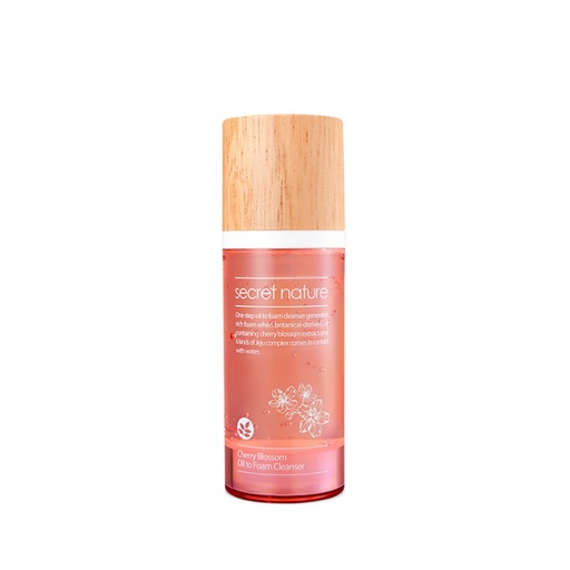 [SKU_1IH3UA_4PHL9T] Secret Nature Cherry Blossom Oil to Foam Cleanser