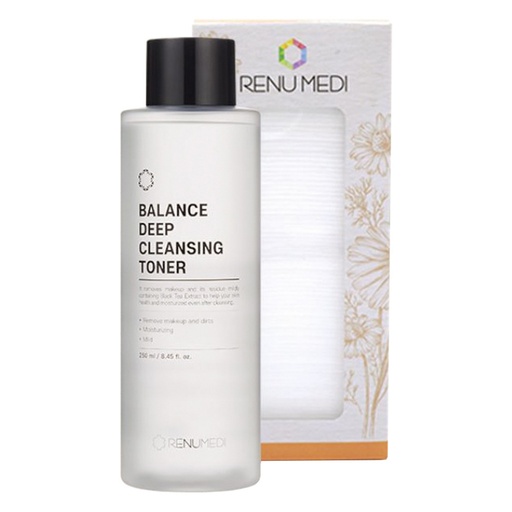 [SKU_2P7P1DZ_4QDTK5Y] RenewMedi Balance Deep Cleansing Toner 250ml + Cotton Pad 50p Set