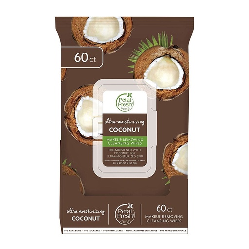 [SKU_2WYJFKH_64KFVYD] Petalfresh Makeup Removing Cleansing Wipes Ultra-Moisturizing Coconut