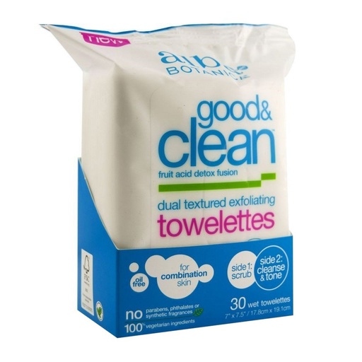 [SKU_1VI1X_1IL6] Alba Botanica Good & Clean Double Sided Exfoliating Towelette
