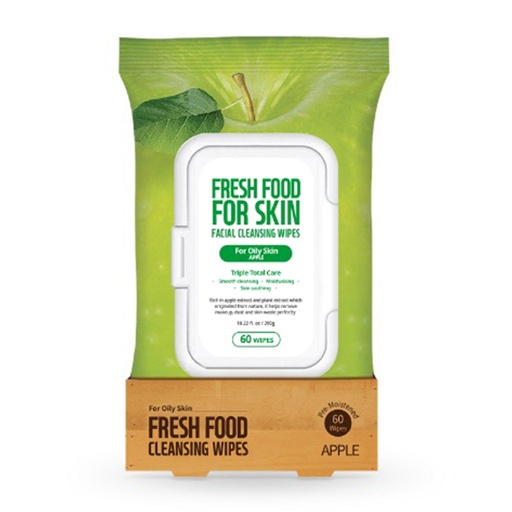 [SKU_2N3EXG6_4GIMJ2D] Farmskin Fresh Food For Skin Cleansing Wipes Apple