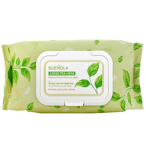 [SKU_D1A26_1ETVHE] Suenora Green Tea Herb Deep & Mild Cleansing Tissue Cap Type