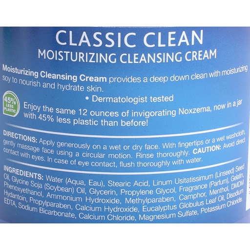 [SKU_1CYSU_67YLK] Noxzema Classic Clean Moisturizing Cleansing Cream