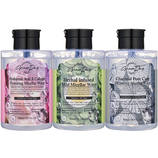 [SKU_WEP3Q9_1J2W7TV] Graceday Micellar Cleansing Water 500ml x Set of 3