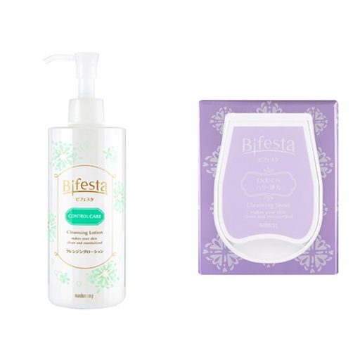 [SKU_1LNCQ1_4XCUJR] Bifesta Cleansing Water Control Care + Cleansing Sheet Coenzyme Q10